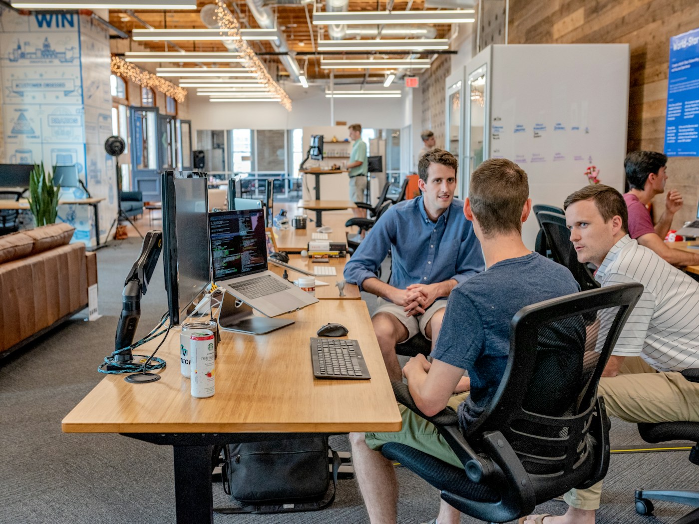 Partners and executives in a professional meeting